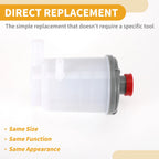 Power Steering Reservoir for Honda Accord (2008–2012) Plastic White