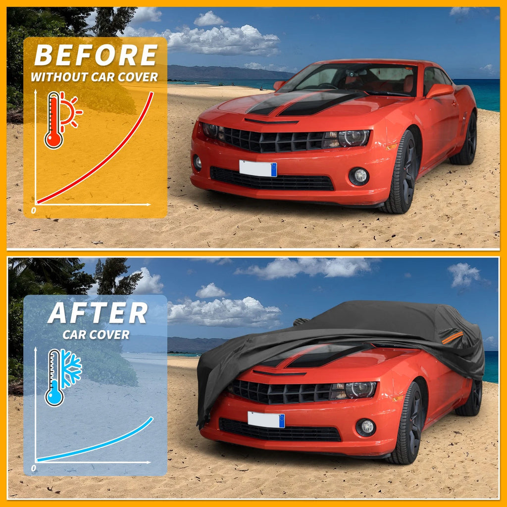Waterproof All Weather Car Cover for Chevrolet Camaro (190T-PU)