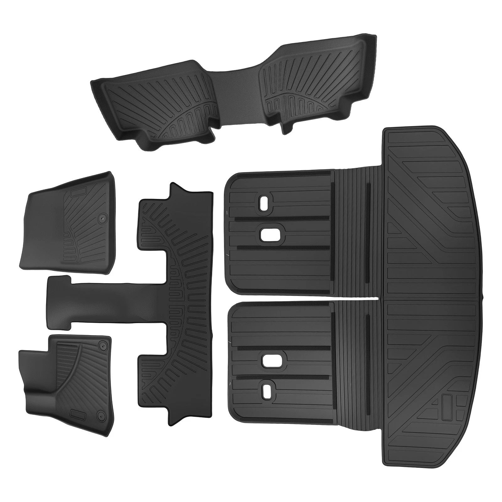 Floor Mats for Kia Sorento (2021–2025) Set of 4 Black TPE Easy Clean