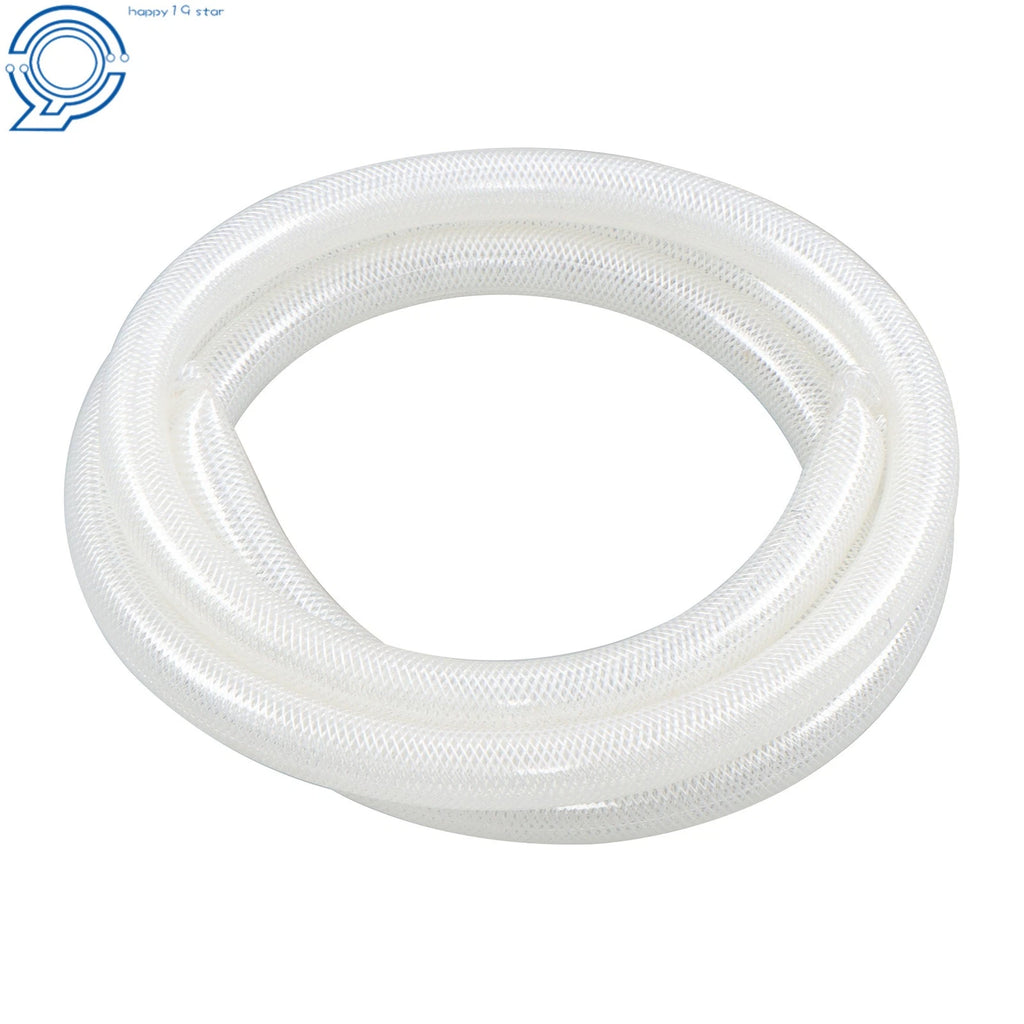 Reinforced Clear PVC Hose 1" ID x 1-1/4" OD 10ft High Pressure Flexible