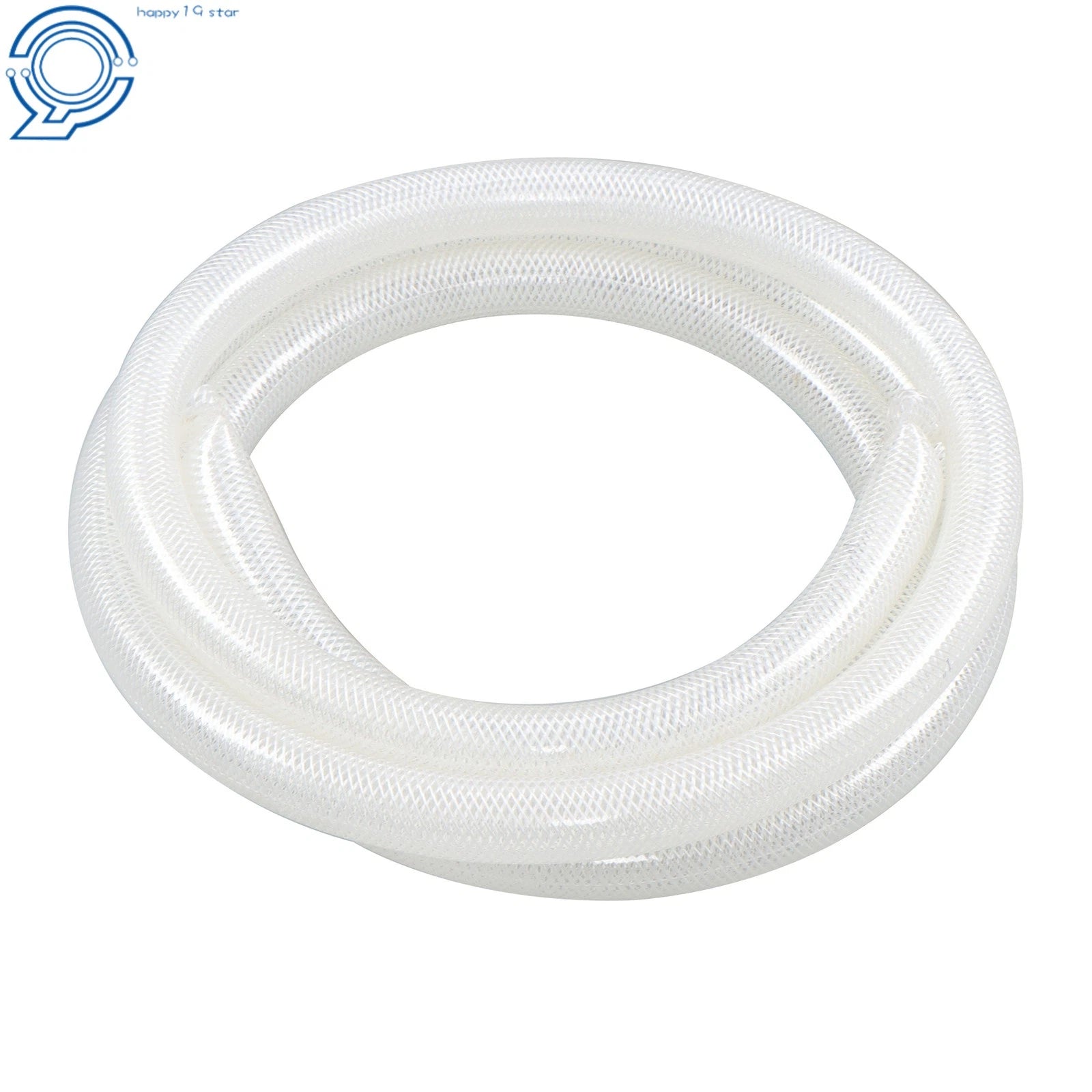 Reinforced Clear PVC Hose 1" ID x 1-1/4" OD 10ft High Pressure Flexible