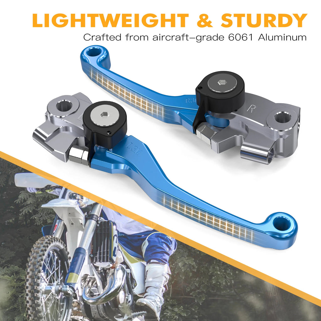CNC Brake Clutch Levers for Husqvarna TE150i TE250i TE300i FE250-501 (2022–2024)