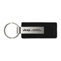 Black Leather Keychain - Officially Licensed for Jeep Grand Cherokee