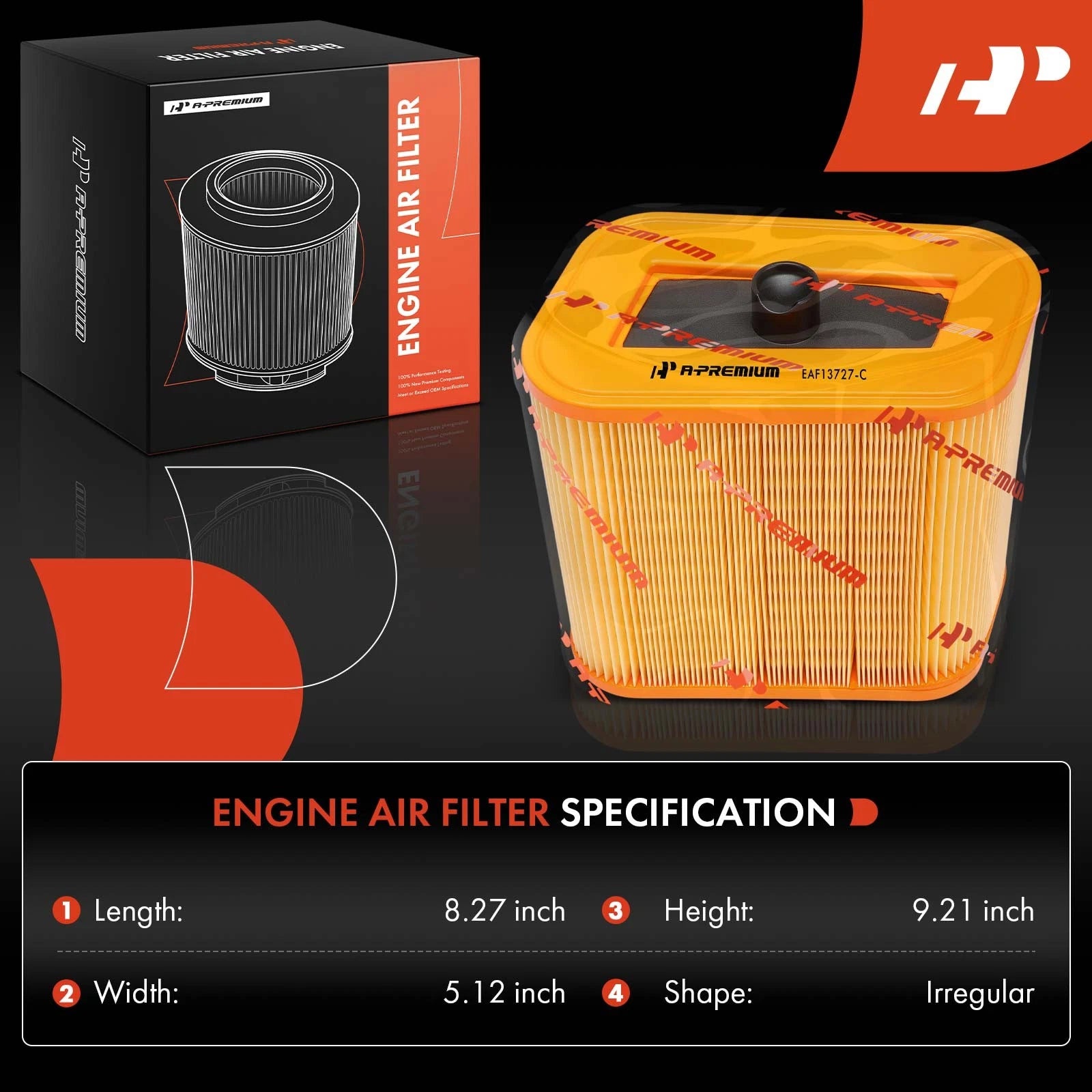 2X Engine Air Filter for BMW M3 (2010-2013)