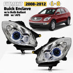 HID Headlight Set for Buick Enclave (2008–2012) AFS, Left + Right