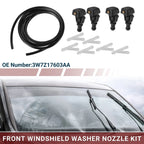 Windshield Washer Nozzle Set for Ford Econoline  with Hose & Connectors