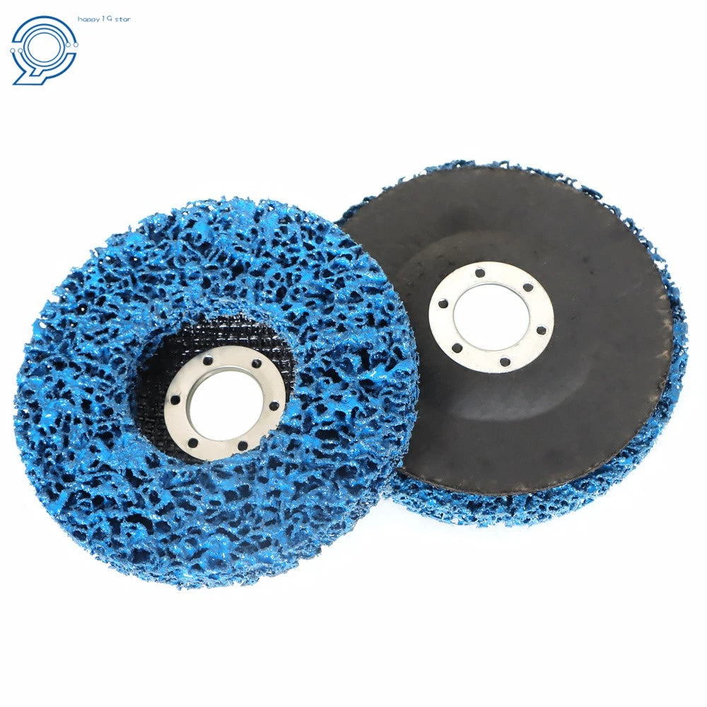 Set of 10 Poly Strip Discs for Angle Grinder (4.5" x 7/8")