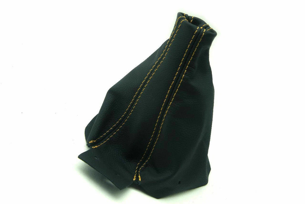 E Brake Boot Cover for Nissan 300ZX (1990–1996) Black Yellow Stitch