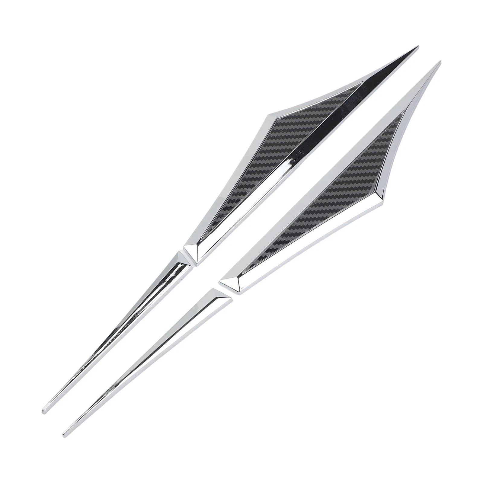 2X Side Door Wing Emblem Badge Stickers for