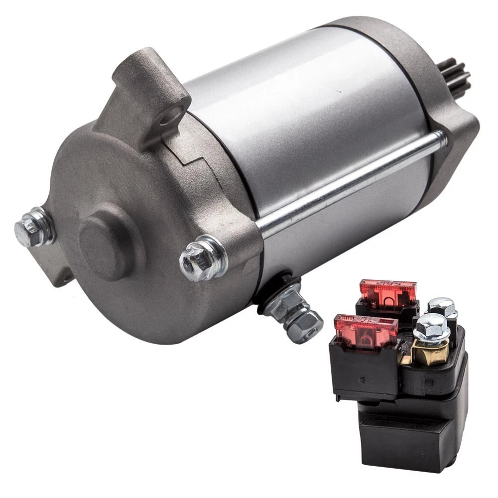 Starter Motor & Relay Solenoid for Yamaha Kodiak 400 (2000–2006)