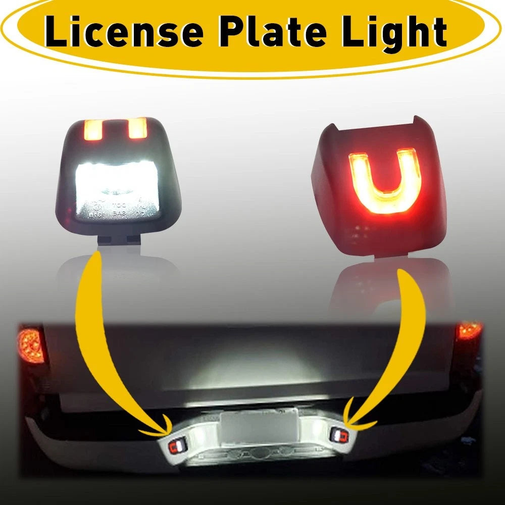 2X LED License Plate Light for Nissan Frontier Titan Armada Xterra (2005–2023)