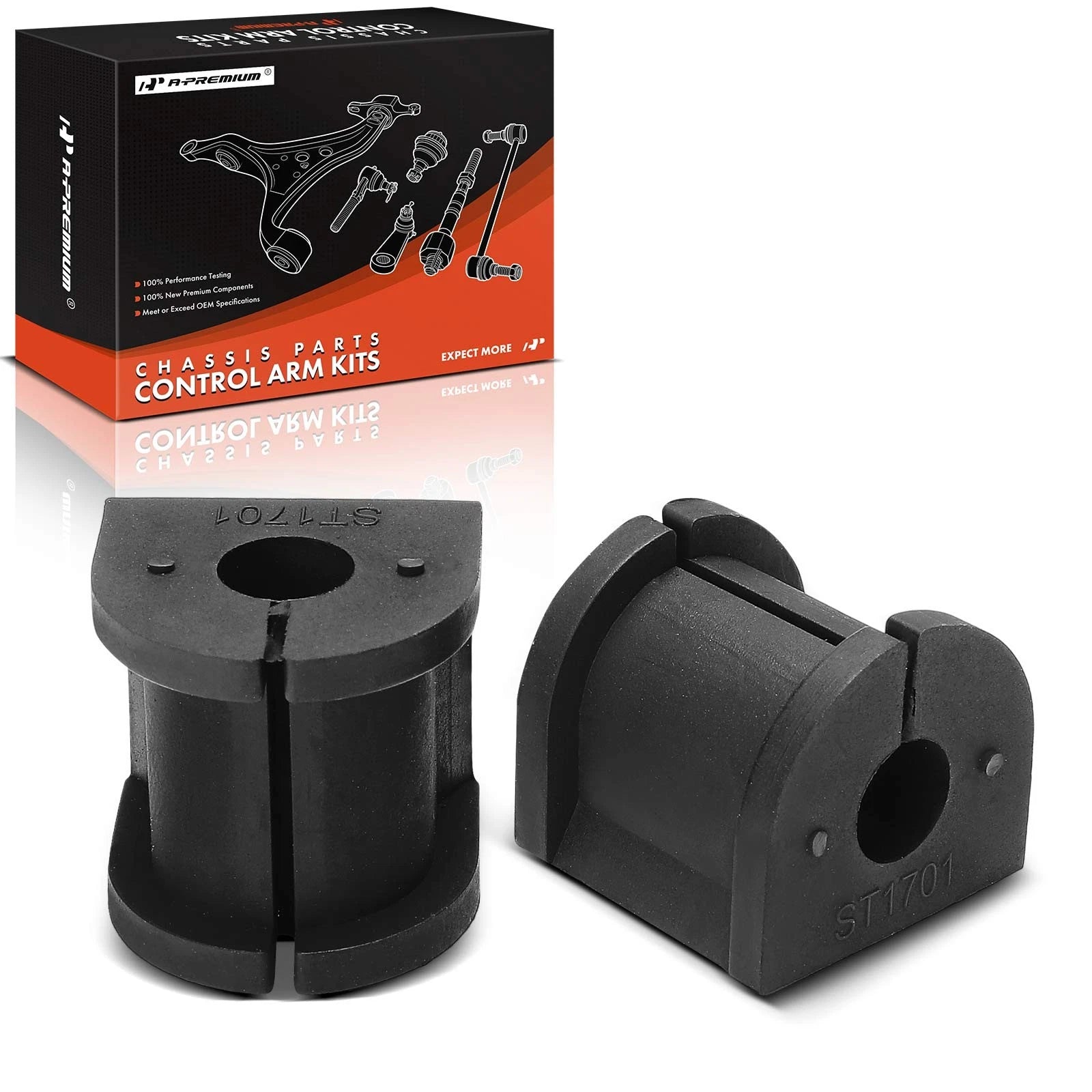 2X Rear Stabilizer Bar Bushing Kit for Mitsubishi Outlander 