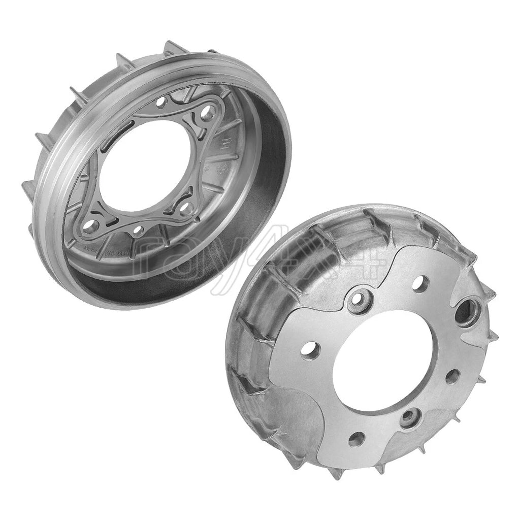 2X Front Brake Drum for Honda Foreman 400 450 TRX400FW TRX450FE/FM Rubicon 500