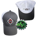 Charcoal & White Mesh Back Hat for International Trucks (Diesel)