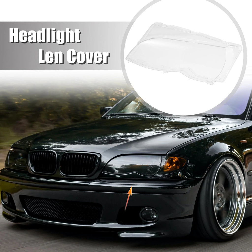 Left Front Headlight Lens Cover for BMW E46 (2002–2005) 63126924045