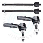 Set of 4 Front Inner Outer Tie Rod Ends for Ford Expedition Lincoln Navigator (2003–2006)