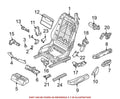 OEM Driver Left Power Seat Switch for BMW 645Ci 650i M6 (2004–2010)