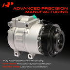 A/C Compressor with Clutch for Kia Optima (2008–2009) Hyundai Santa Fe (2008–2009)