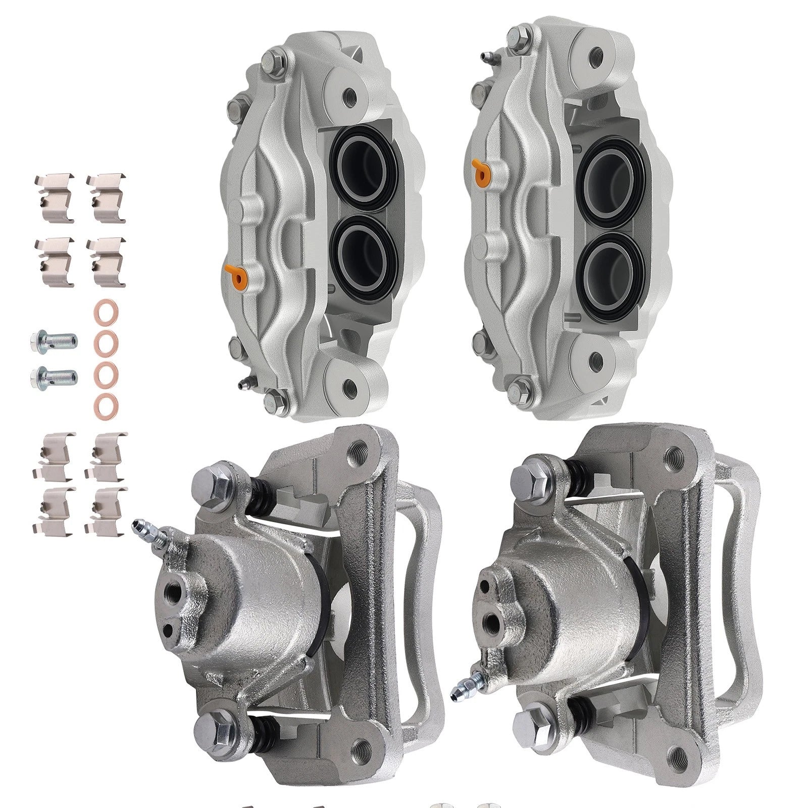 Set of 4 Brake Calipers for Toyota Sequoia Tundra (2007–2016)