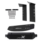 2.5" Front Mount Intercooler + Air Guide Plates (Universal) 28x7.5x2.6"