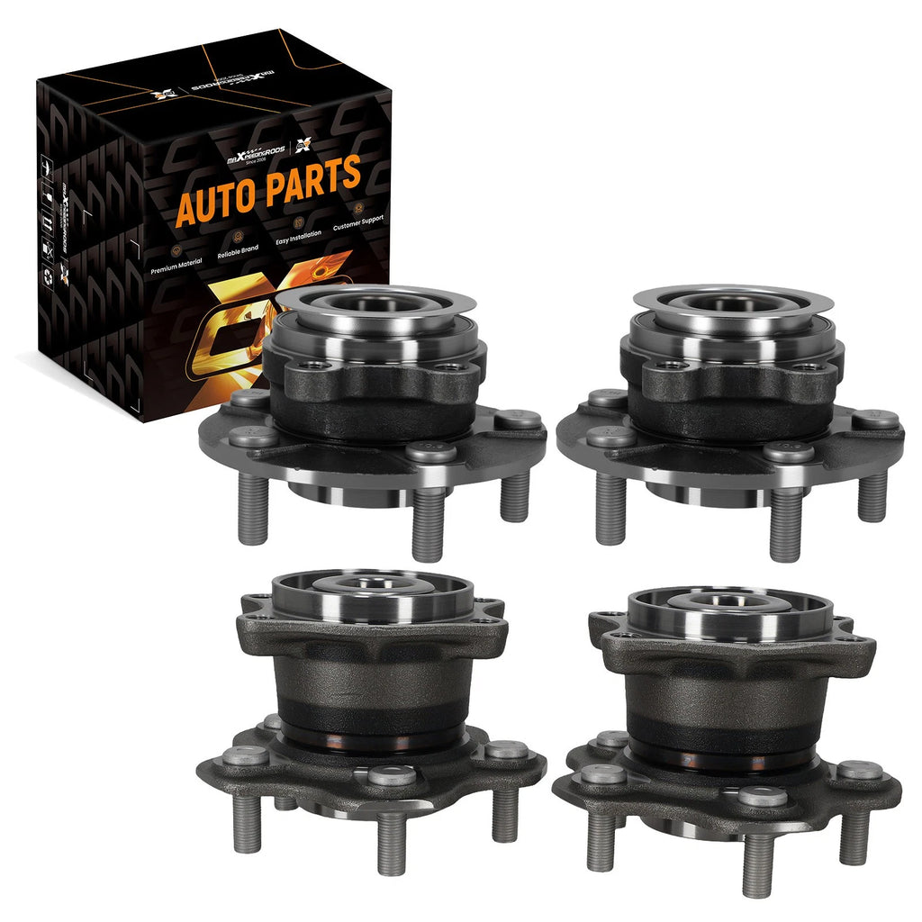 Front Rear AWD Wheel Bearing Hub for Nissan Rogue (2008–2013) HA480564 WE60491