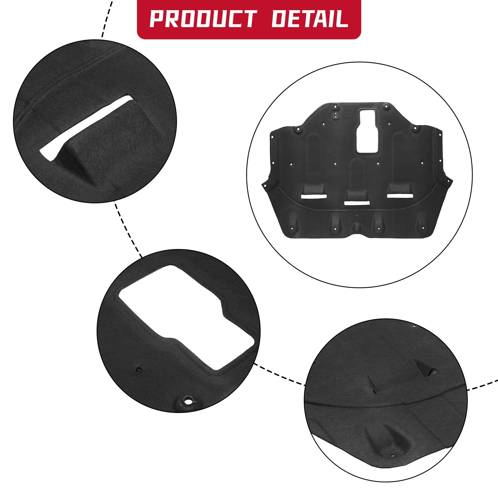 Engine Under Cover Splash Shield for Hyundai Sonata (2015–2017)