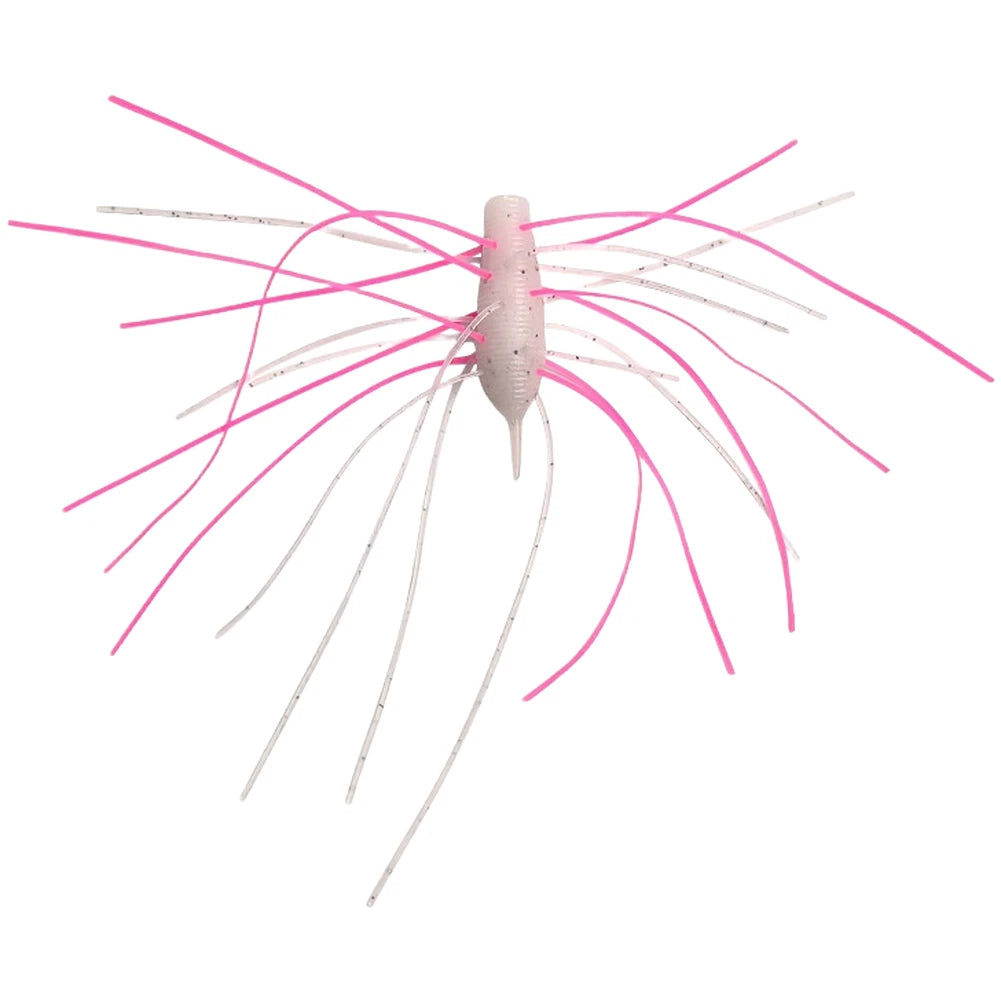 Soft Plastic Fishing Lure 4cm Slow Sinking Silicone Tail (Fishing Accessory)