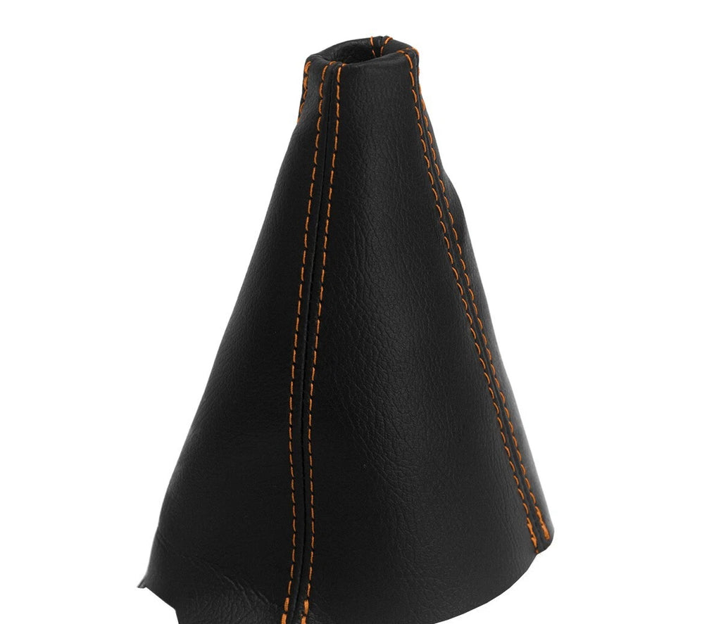 Leather Manual Shift Boot Cover for Acura CL (2001–2003) Orange Stitch