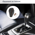 Gear Shift Knob Cover for BMW 3 Series (2004–2012) Black Brown Faux Leather