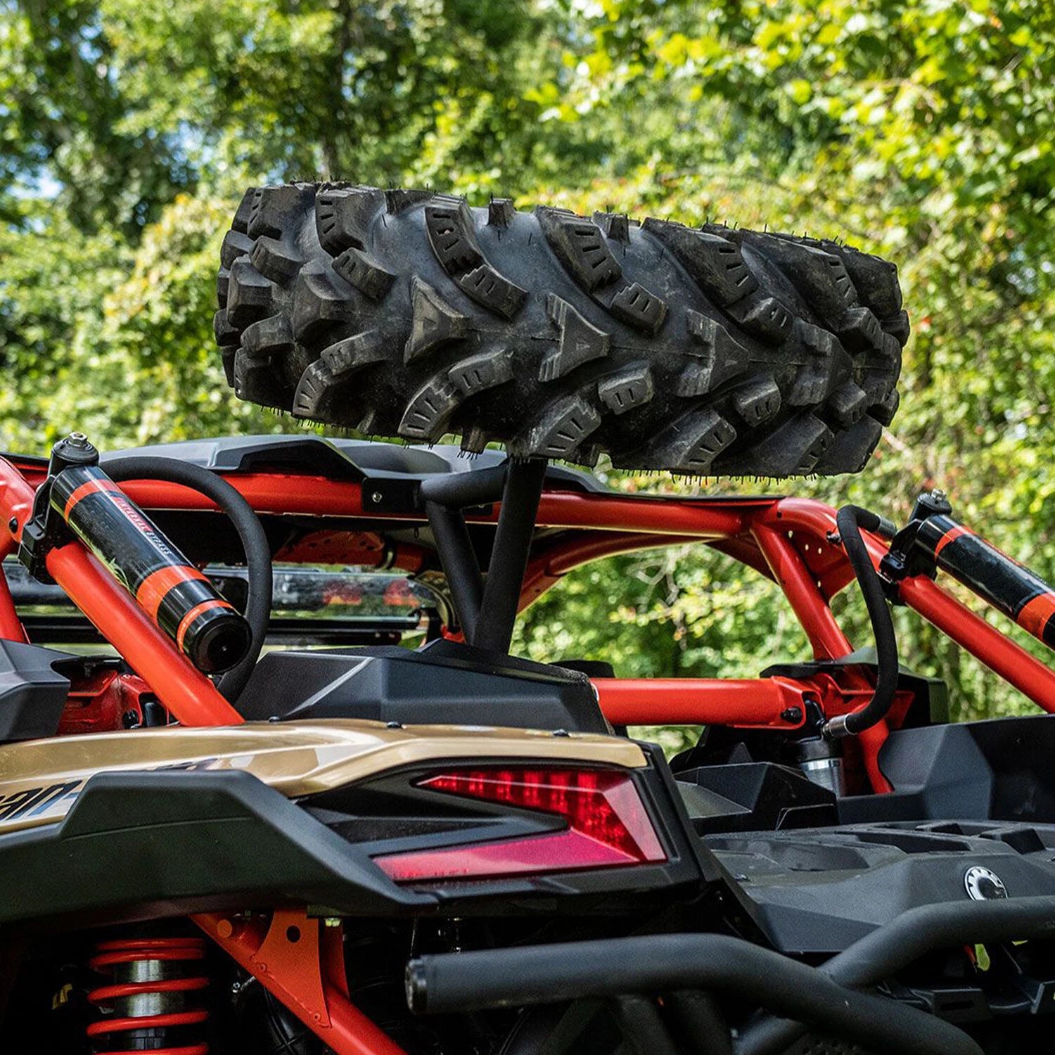 Spare Tire Carrier Mount Rack for Can-Am Maverick X3 (2017–2024) Turbo