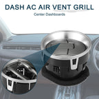 Air Vent Panel for Ford F150 (2009–2014) - Matte Silver Tone