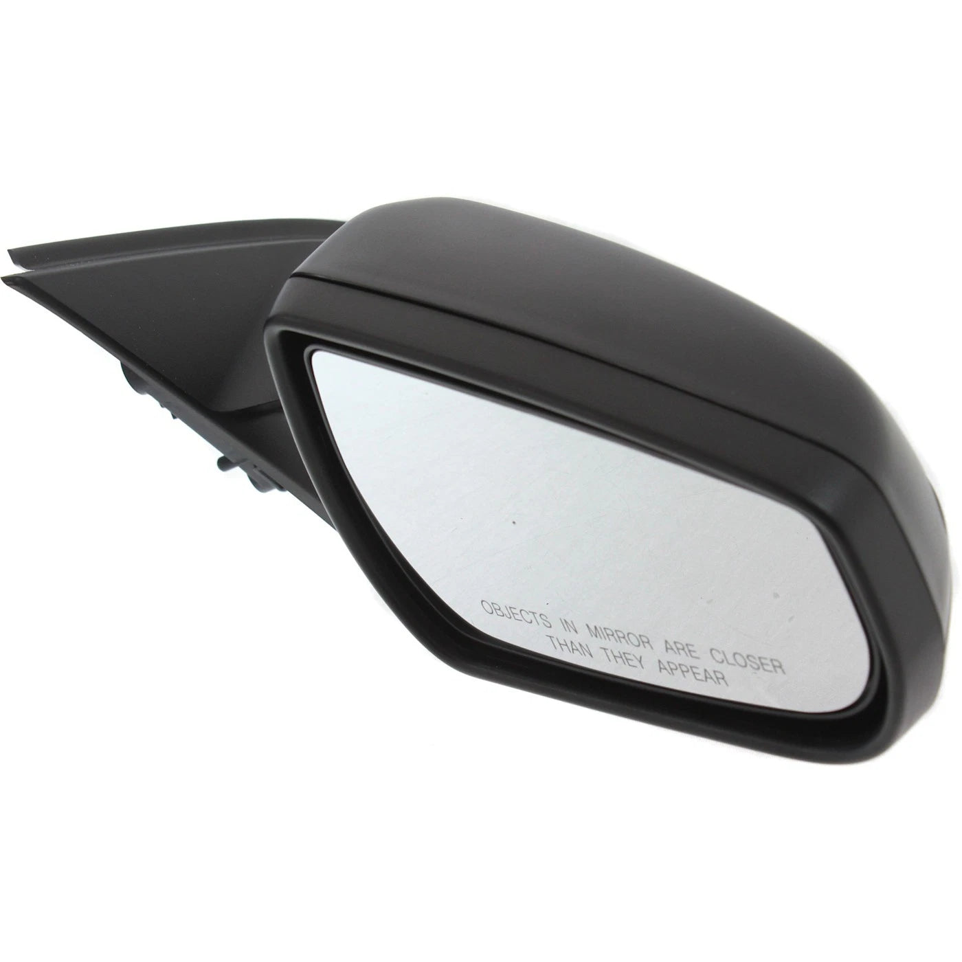 Set of 2 Black Manual Folding Heated Mirrors for Chevrolet Malibu (2013–2015)