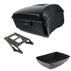 Black King Trunk Two Up Mount Rack for Harley Touring Electra Glide (2014–2026)