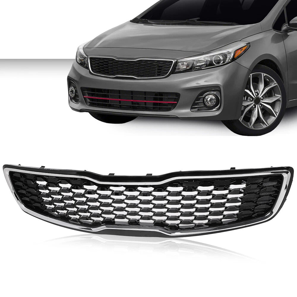 Front Bumper Upper Grille for Kia Forte5 Hatchback (2017–2018)