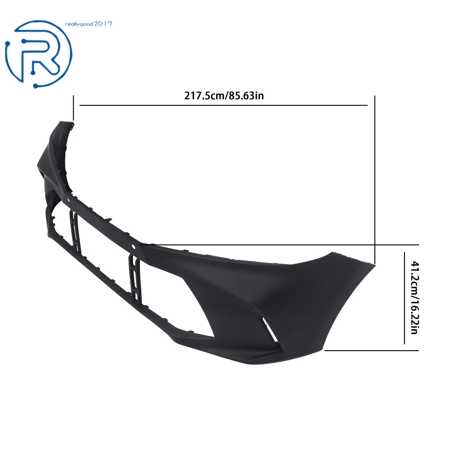 Front Bumper Cover Panel for Camry XLE (2025) - Primed with Sensor Holes