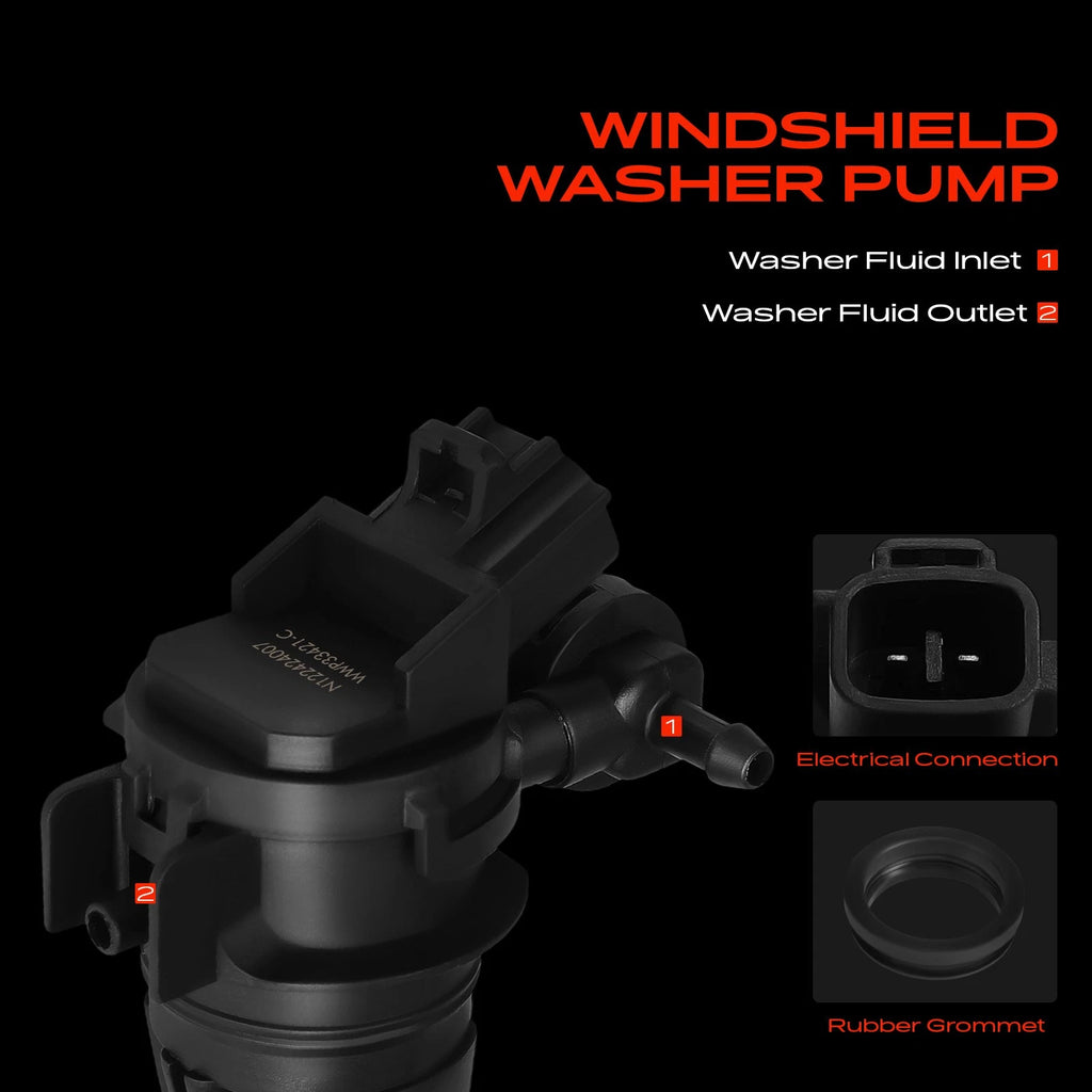 Windshield Washer Pump Front or Rear for Honda CR-V (2012-2016)