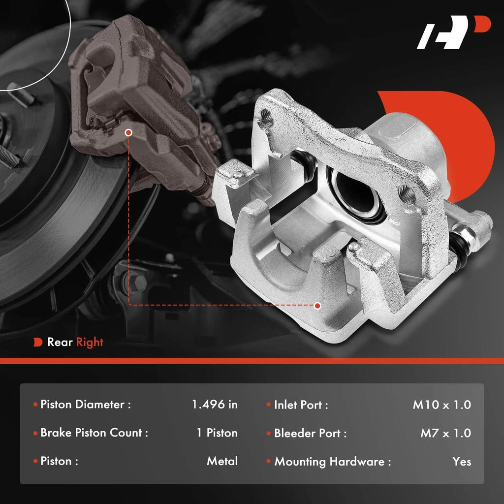 Rear Disc Brake Caliper and Bracket for Toyota RAV4 (2006-2012)