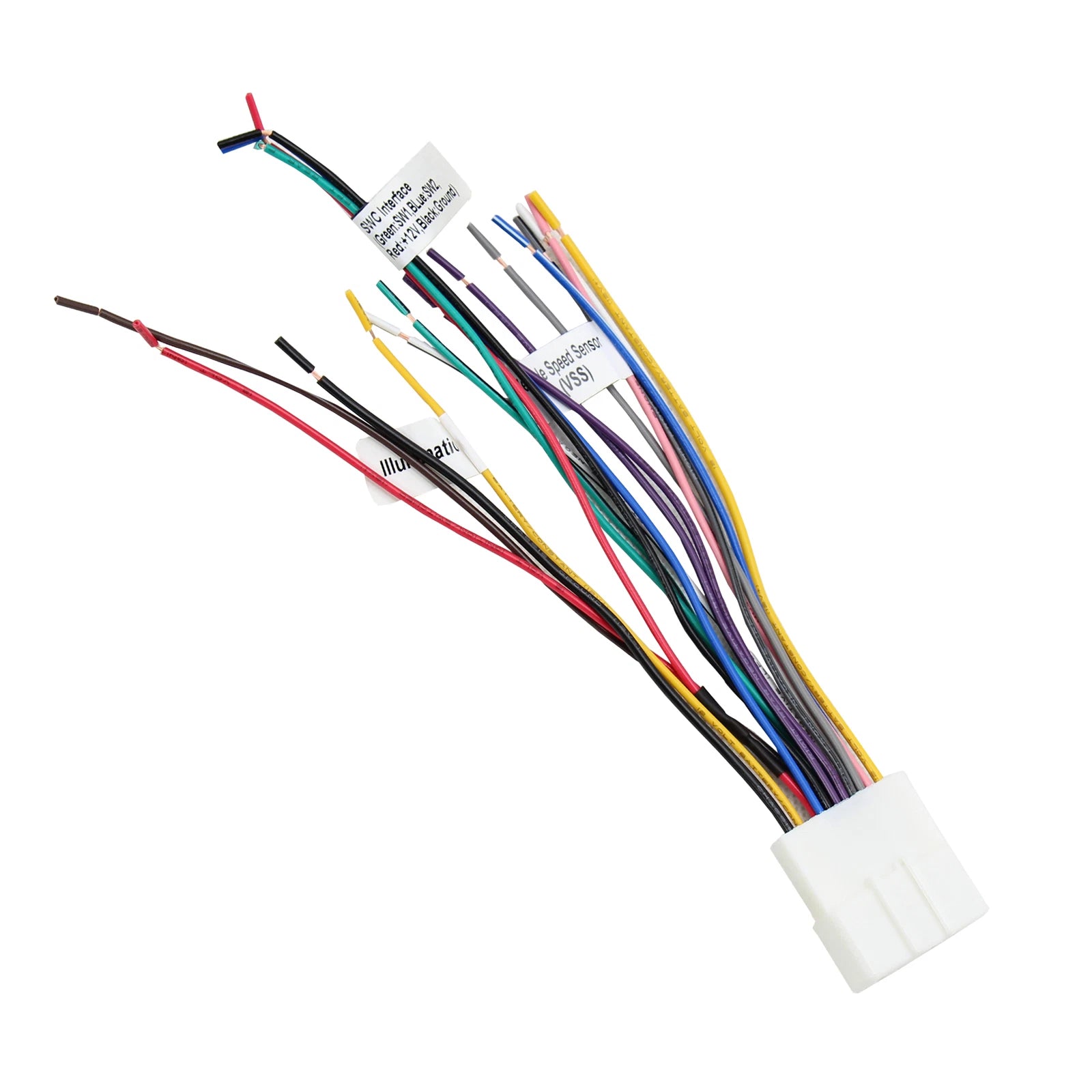 Aftermarket Radio Wire Harness + Steering Wheel Control for Nissan (2007–2018)