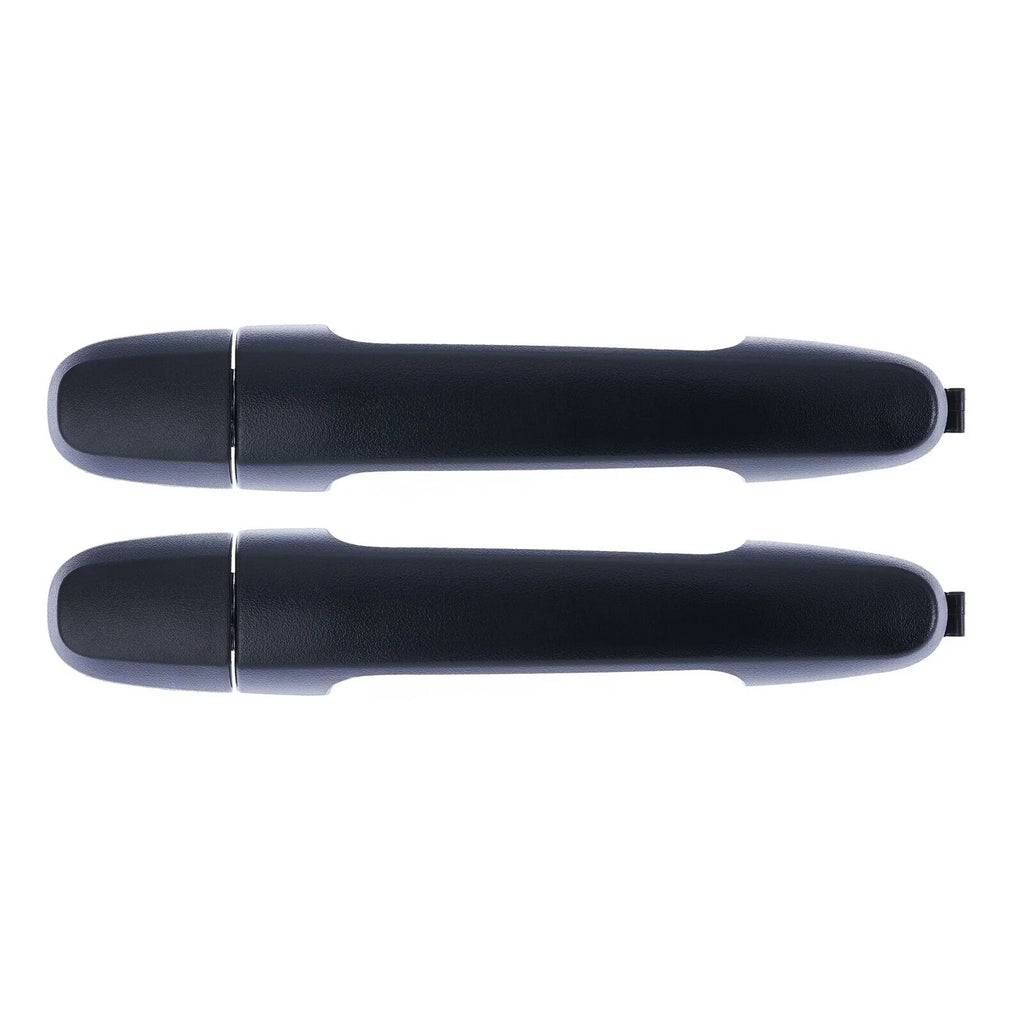 Door Handle Outer Set 2 Textured Black REAR LH+RH for Toyota Hilux (2005–2015)