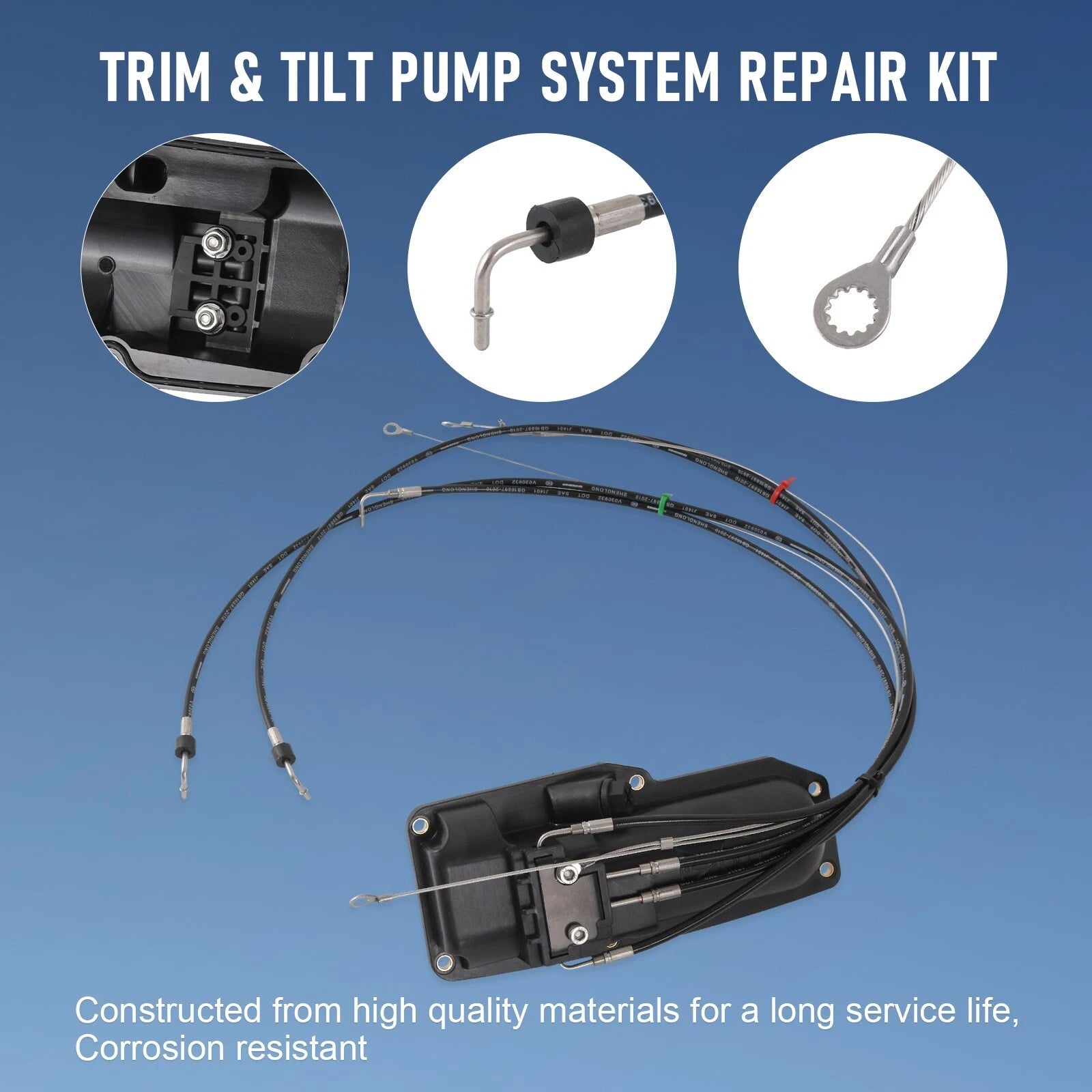 Trim & Tilt Pump Cover Repair Kit for Volvo Penta