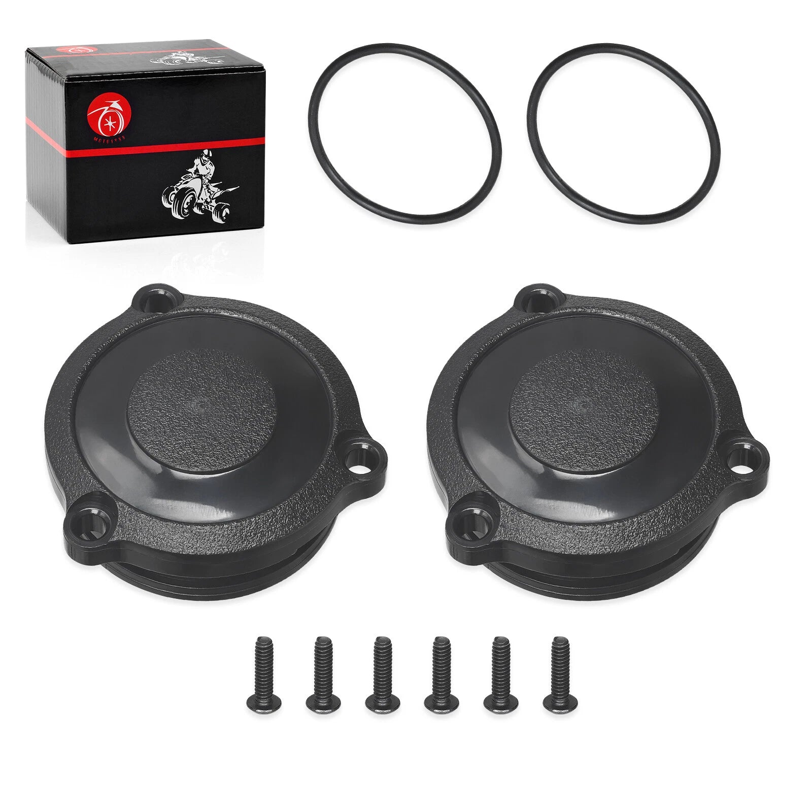 2Pcs Front Wheel Hub Cap for Polaris Magnum Scrambler Sportsman (325–500)