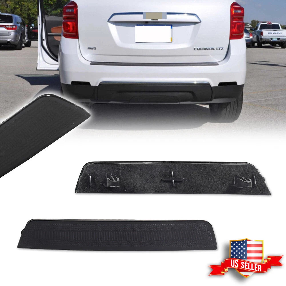 Smoked Lens Rear Bumper Reflector Light Kit for Chevrolet Equinox (2010–2017)