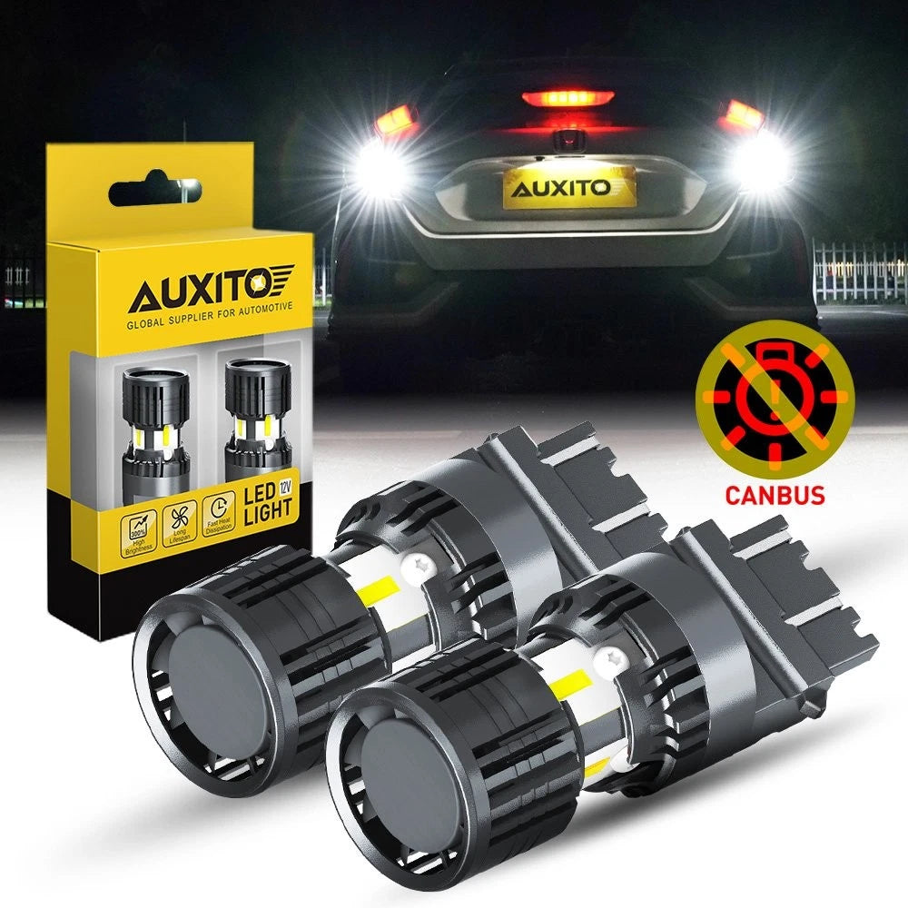 2X 3157 LED Brake Tail Parking Stop Light Bulbs for AUXITO (Error Free)