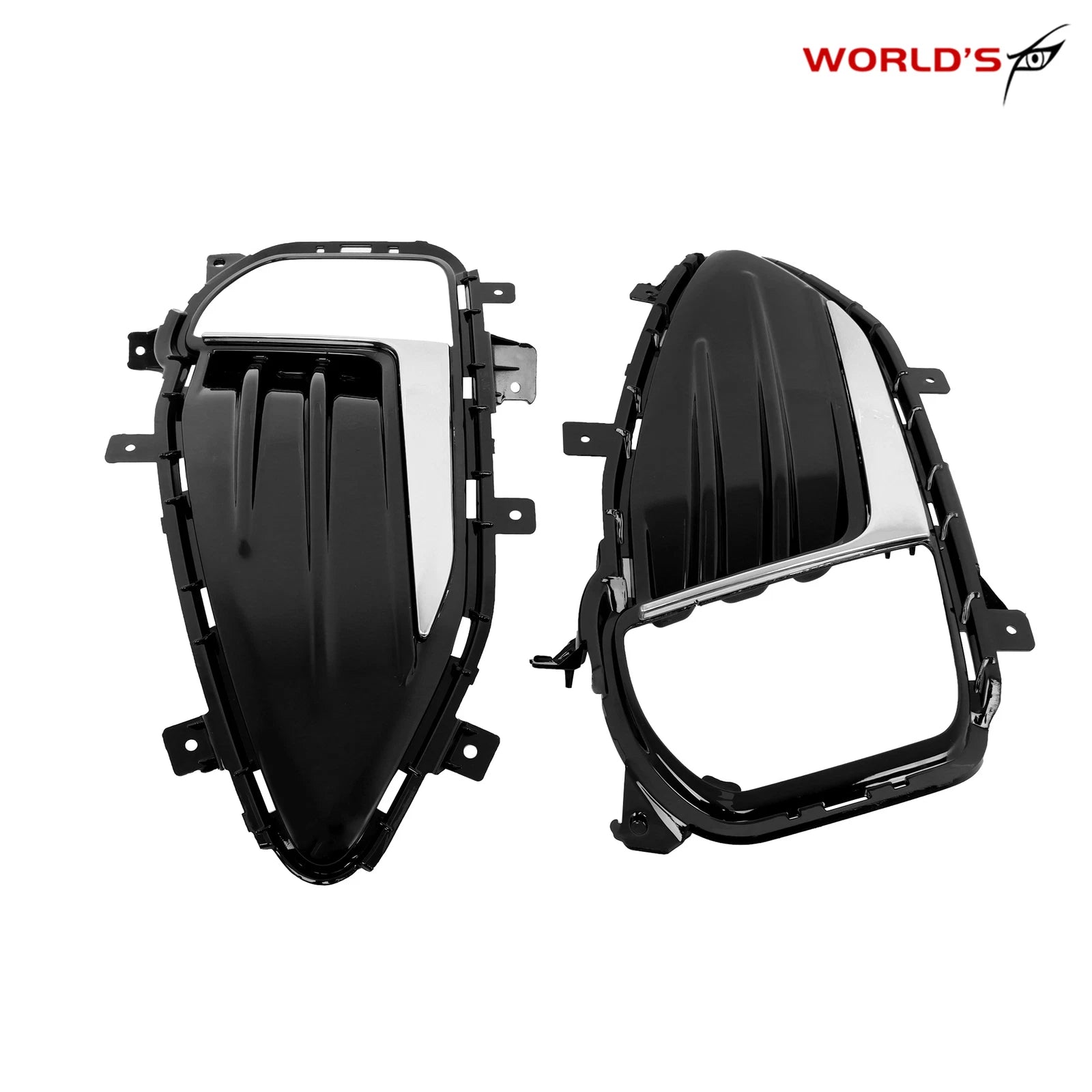 Chrome Trim Fog Light Cover for Ford Edge (2019–2022)