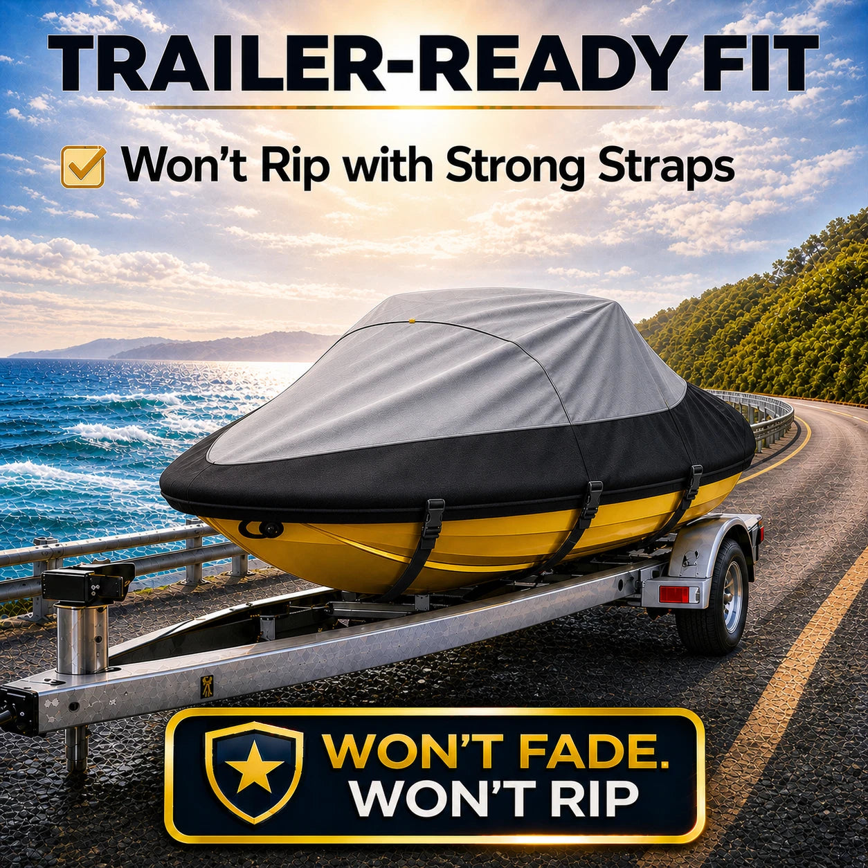 Heavy Duty Trailerable Cover for Sea Doo GTX GTI GT GTS