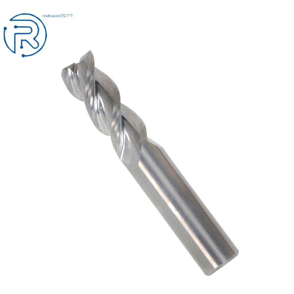 3 Pack 1/2" 3 Flute Regular Carbide End Mill 1-1/4" LOC 3" Overall Length