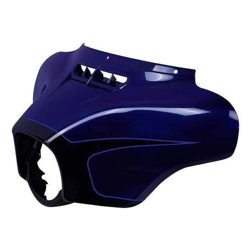 Outer Batwing Fairing for Harley Electra Glide (2014–2023) Zephyr Blue/Black Sunglo