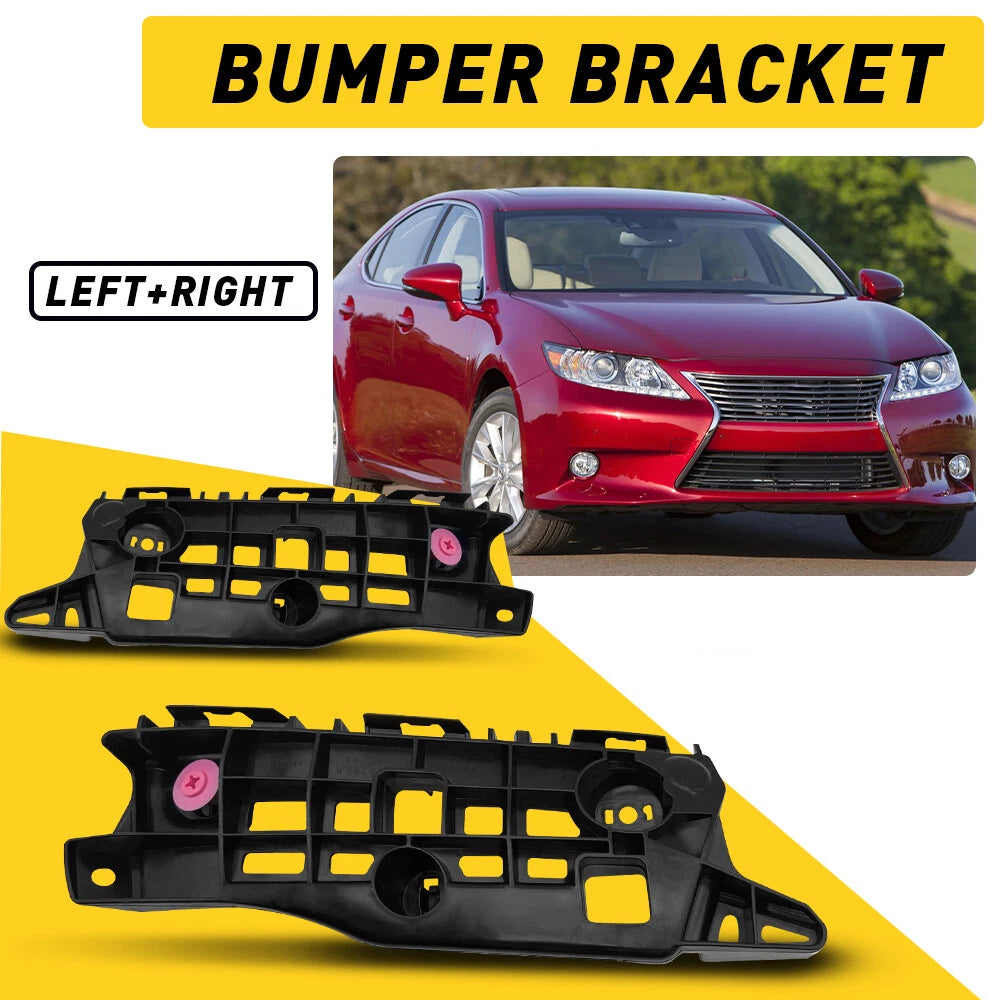 Set of 2 Front Bumper Support Brackets for Lexus ES350 ES300h (2013–2018)