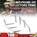 Chrome Mid-Frame Air Deflectors Trims for Harley Road Street Electra Glide (2009–2023) U3