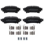 Set of 4 Rear Ceramic Brake Pads for Lexus IS200T (2016–2017) / IS250 (2014–2015)
